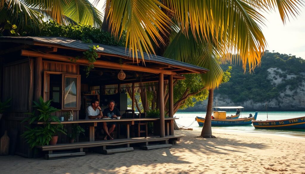 Restoran di Pantai Jelenga Restoran di Pantai Jelenga