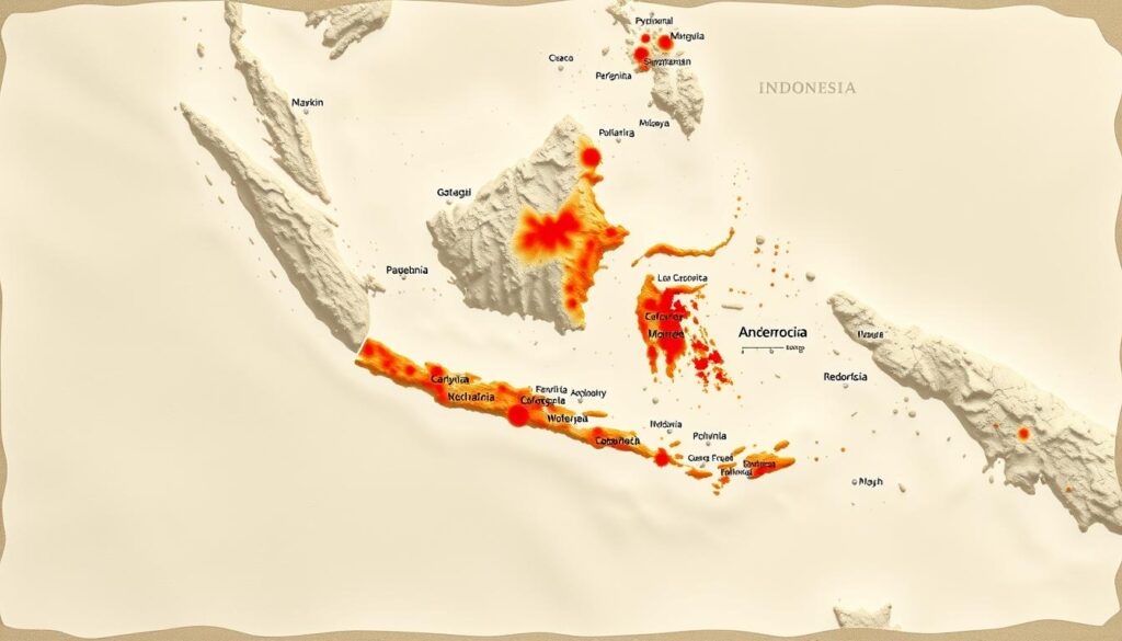 Peta Sebaran Cacar Monyet di Indonesia