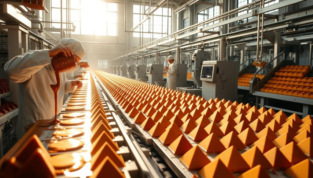 Proses Produksi Cokelat Toblerone Proses Produksi Cokelat Toblerone