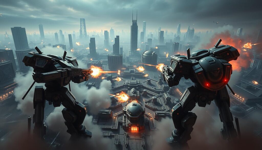 perang robot multiplayer