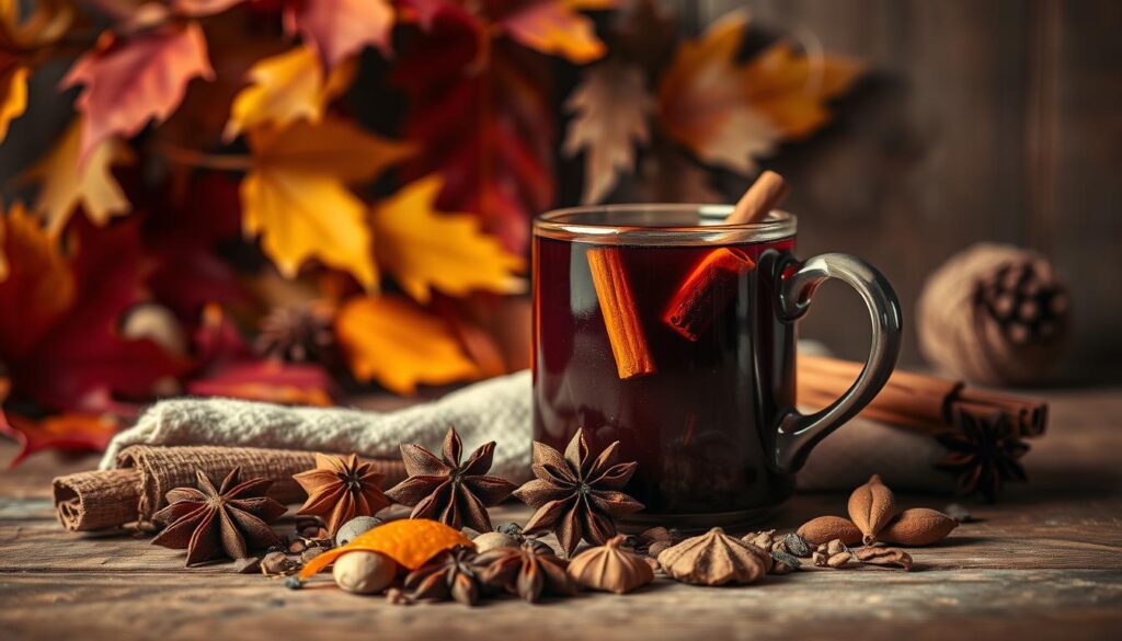 Glühwein dengan rempah-rempah Glühwein dengan rempah-rempah