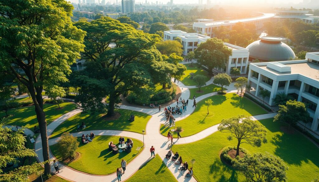 Lingkungan Kampus Universitas MH Thamrin Jakarta