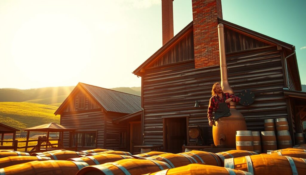Produksi Wiski Bourbon